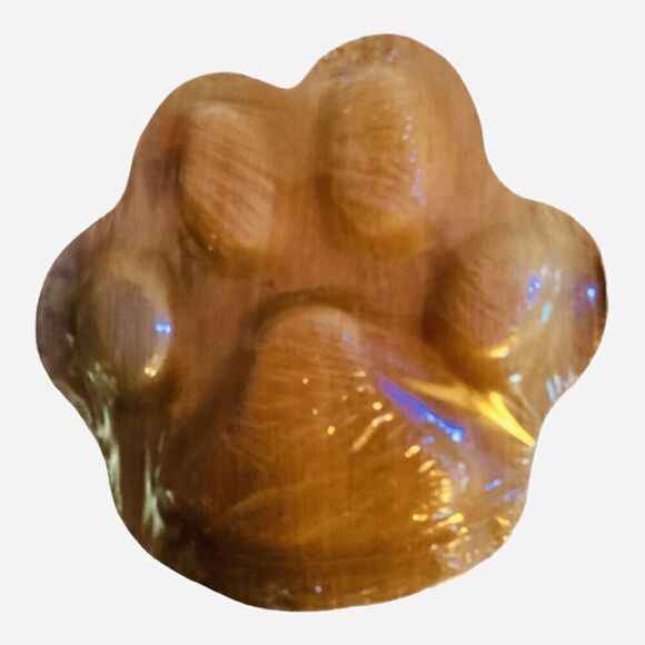 Cutie Green Palm Leaf Eco-friendly Plates Paw Print Divided 10 Ct. Biodegradable - Picture 3 of 4